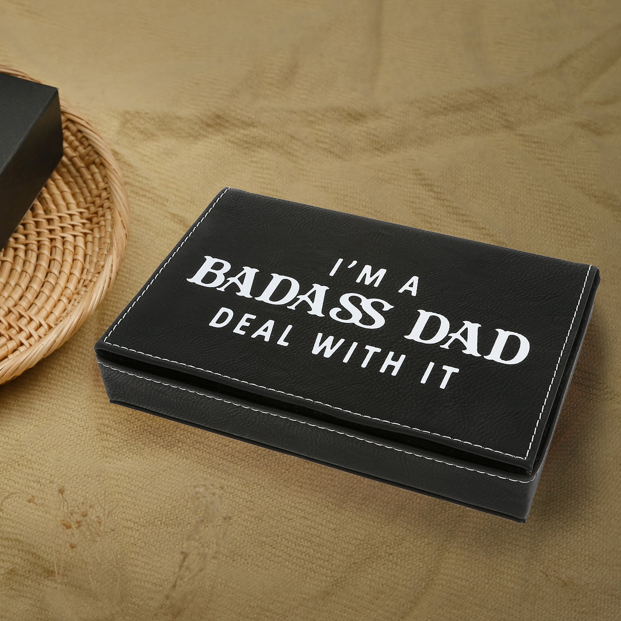 Pavilion Gift Company - Badass Dad - Double Deck Playing Card Set