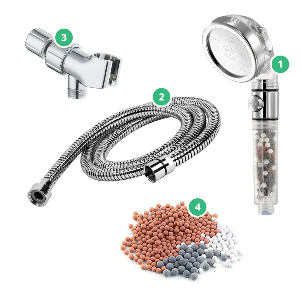 StoneStream EcoPower Shower Head Set Increase Flow and Save Water 4