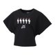 thumbnail image 2 of Playera Casual Dama K-swiss Lovely color Negro, 2 of 3