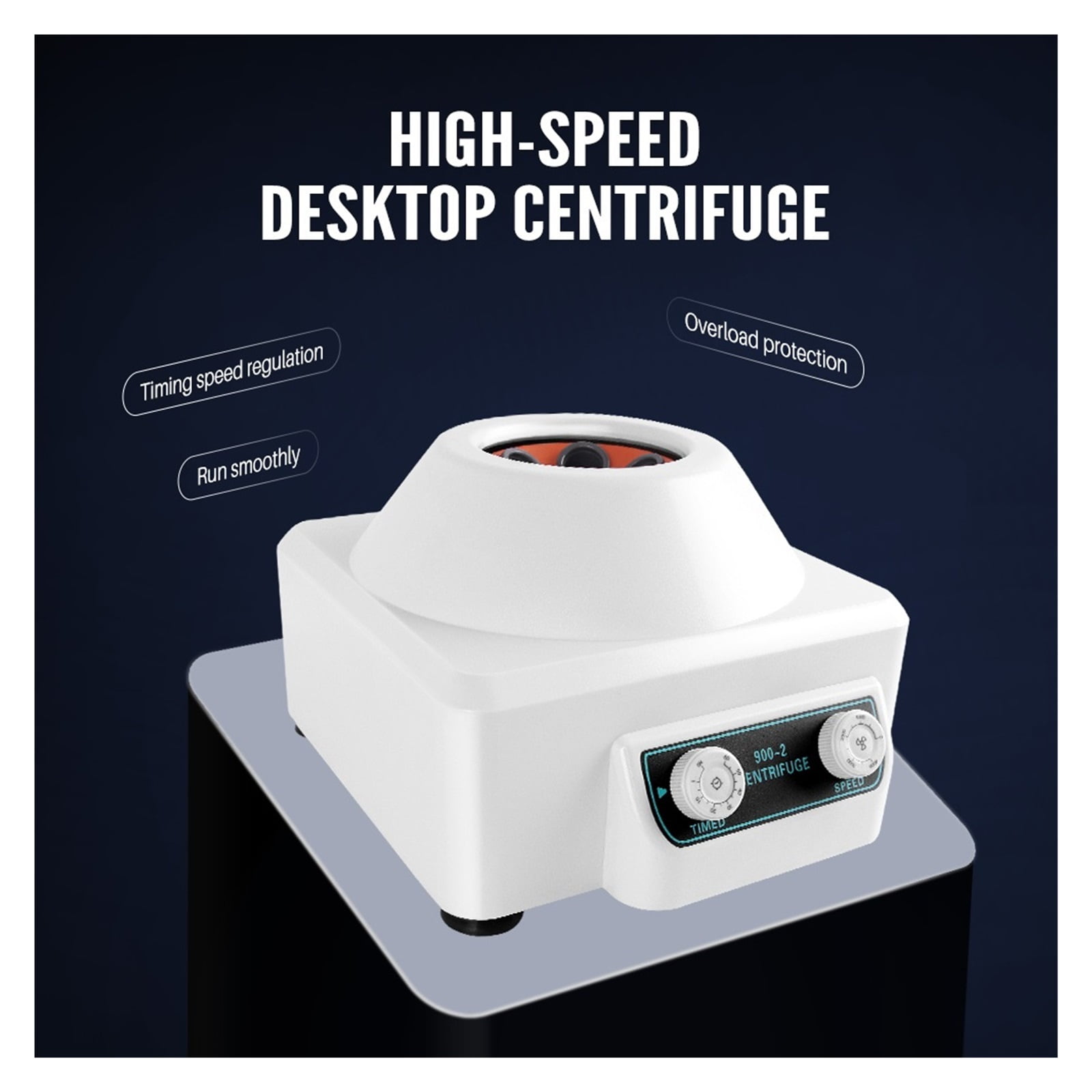 Laboratory Electric Centrifuge 900-2 Low Speed 4000rpm 2086xg 6*20ml Plasma Serum PRP PRF Separate Machine