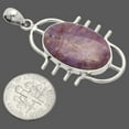 thumbnail image 2 of Natural Lavender Jade 925 Sterling Silver Pendant Jewelry P-1271 SDP148333, 2 of 5