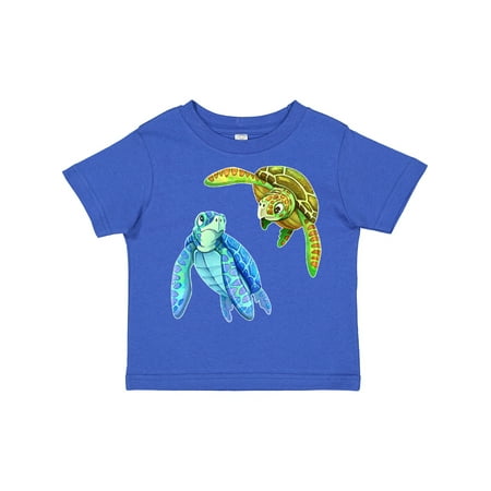 

Inktastic Sea Turtles Swimming Together Gift Toddler Boy or Toddler Girl T-Shirt