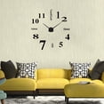 thumbnail image 2 of Sentmoon Window Stickers Window Clings Frameless Large DIY Wall Mute Clock Frameless Mirror Wall Clock for Living Room Home Office Decoration Stickers, 2 of 5