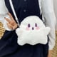 thumbnail image 5 of Bonita bandolera de fantasma para niños, ligera, ideal para Halloween, para pedir dulces, mochila pequeña para niños en edad preescolar, 21 x 21 cm, para guardar dulces | Bolsa divertida para niños, 5 of 9