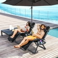 thumbnail image 2 of Outsunny Ensemble de 2 Chaises Zéro Gravité Inclinables, Chaise Longue Pliante, 2 of 10