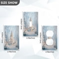 thumbnail image 2 of Light Switch Cover Switch Plate Outlet Cover Plug Cover for Electrical Toggle Switch Christmas Tree in The Snow, 2 of 6