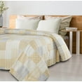 thumbnail image 5 of HomeRoots 516522 Cream Knitted Cotton Geometric Reversable Throw, 5 of 5