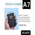thumbnail image 3 of Gmogad Pocket Calendar 2024-2025 for Purse, Small Size Monthly & Weekly Academic Planner -12 Months, Hardcover Mini Pocket Planner, 3.1" x 4.2" Black, 3 of 5