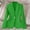 Green, variant on Dolkfu Long Sleeve Women Clothing Collared Button Red Minimalist Suit Modern Business Casual Solid Jackets Red,S