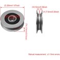 thumbnail image 4 of Polished Corners Cable Pulley Wheel, Stainless Steel, Silent Pulley Block for Industrial Pulleys, Non-Removable In-Line Bearings, Suitable for Heavy-Duty Applications and Seamless, 4 of 5