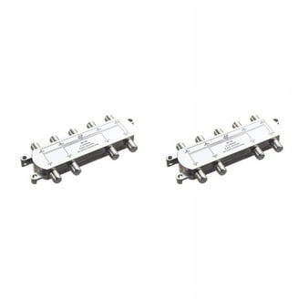 Digital 8 Way Coaxial Cable Splitter 5-2400MHz, RG6 Compatible