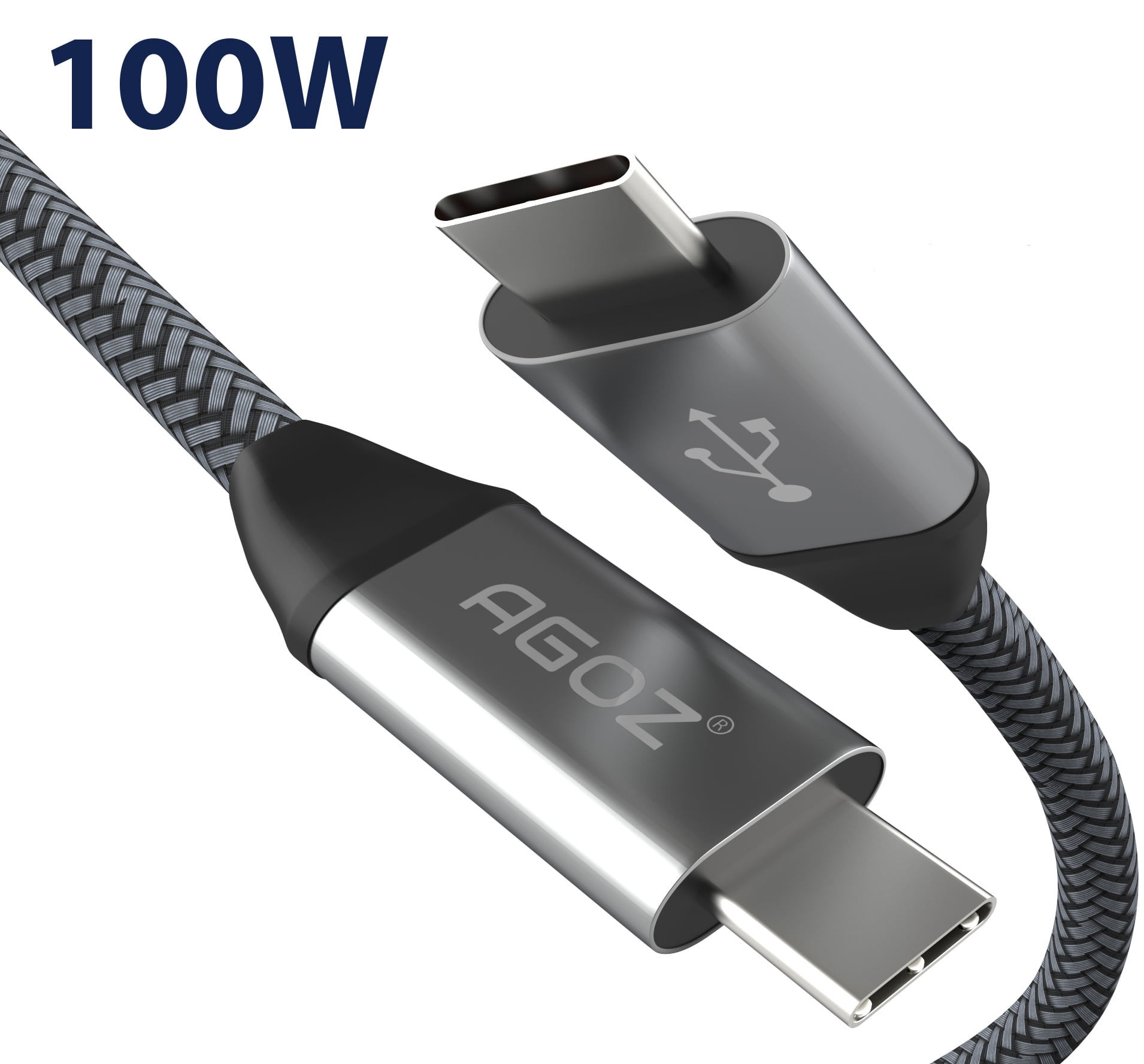 4 in1 Galaxy S8/S9/S10 Fast Charger,30W 3-Port Quick Charge 3.0 Adaptive Fast Charging Adapter Plug with 3.34 FT USB Type C Charger Cable for Phone XS/XS Max/XR/X/8/7/6/6S,iPad iPod Huawei,Android 