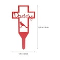 thumbnail image 2 of Croix en Métal pour Jardin, Décoration de Cimetière, Croix Commémorative, 2 of 7