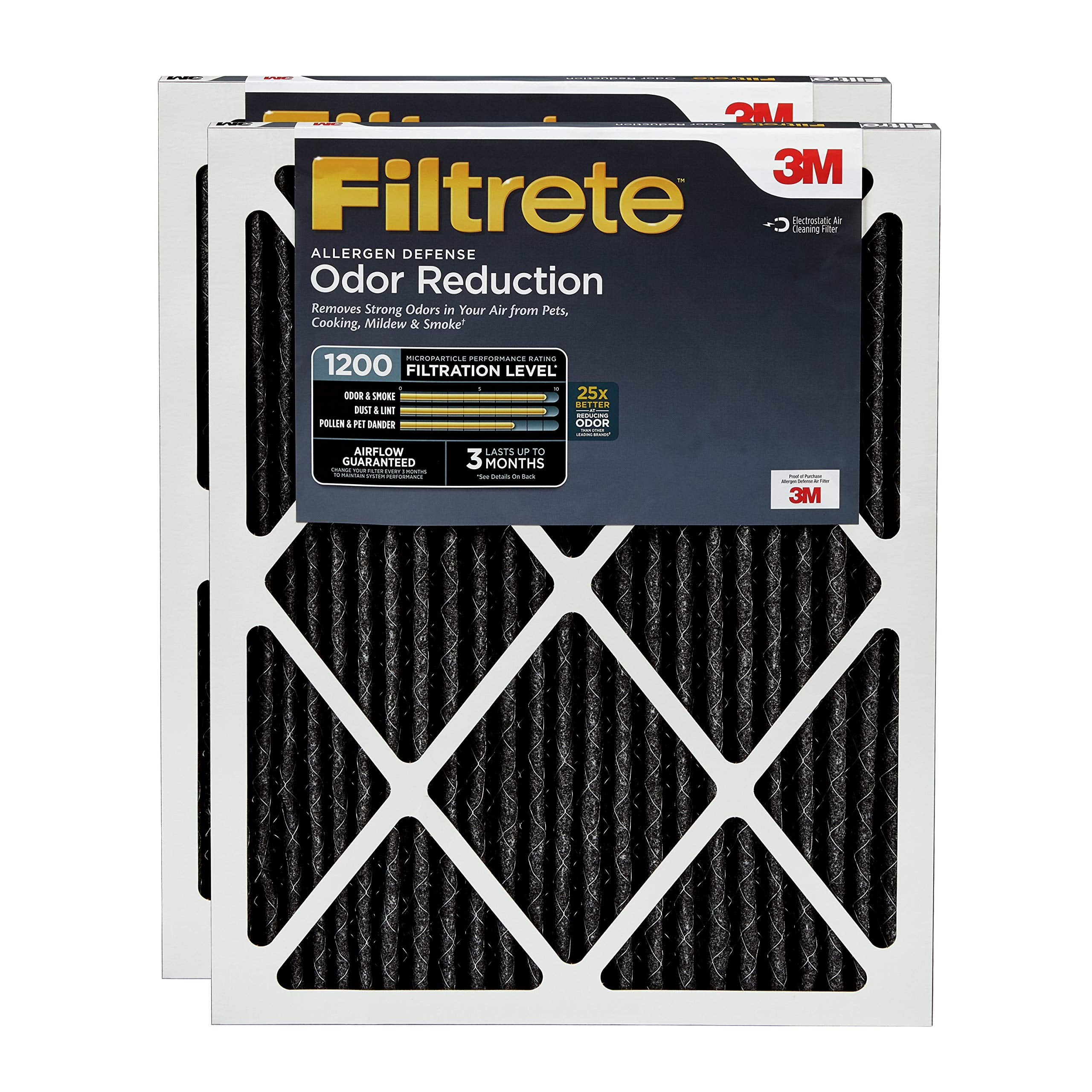Filtrate AOR002PK1E 16x20x1, AC Furnace Air Filter, MPR 1200