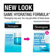 (2 pack) Neutrogena Hydro Boost Hyaluronic Acid Water Cream, Face Moisturizer, 0.5 fl oz