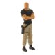 thumbnail image 1 of Diseño de Construcción de Figura en Miniatura Modelo 1:64 para/rueda de Fuego/Siku , Marrón CUTICAT Escenario de personas de PVC de figura de RM, 1 of 8