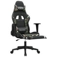 thumbnail image 5 of vidaXL Gaming Chair Black and Camouflage, 5 of 6