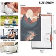thumbnail image 3 of Dreamtimes Beautiful Sunset Peaks Cotton Towel Set 2PCS, Quick Drying Bath Towels, Soft and Breathable Hand Towel WashCloths for Kitchen, Bathroom, Gym, Beach, 3 of 7