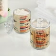 thumbnail image 2 of Yayeee 2 Pack Qtip Holder Dispenser for Bathroom with Lid Cotton Swab Canister, Flying Planes, 2 of 6