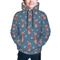 thumbnail image 2 of Bingfone Dachshund Dog Puppy Pattern Youth Classic Hoodies Soft Hooded Pullover Sweatshirts for Girls and Boys, 2 of 6