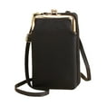 thumbnail image 2 of Monedero cruzado para teléfono móvil práctico Mini multiusos de moda portátil ligero PU cartera de hombro para llaves de tarjeta señoras niñas mujeres Hugo monedero del teléfono, 2 of 9