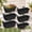 Black, variant on 6 PCS Black Railing Planter Boxes with Adjustable Brackets, 17 Inch Deck Rail Flower Pots for Outdoor Balcony Garden Decor