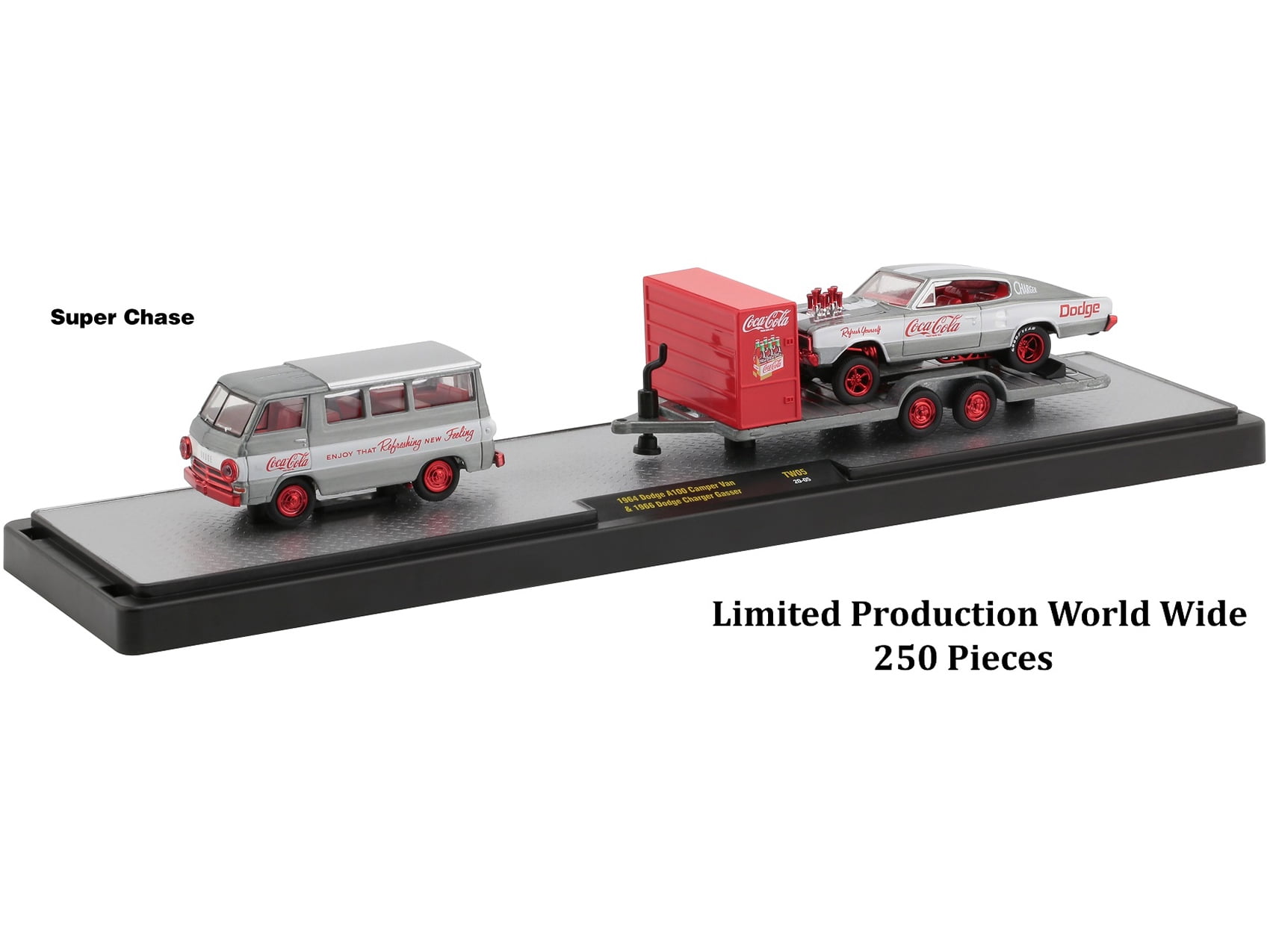 M2 Machines 1:64 2020 Coca-Cola Auto-Haulers Release 3 Trucks Set  56000-TW05