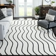 thumbnail image 2 of SAFAVIEH Fifth Avenue Dayna Geometric Area Rug, Ivory/Black, 8' x 10', 2 of 8