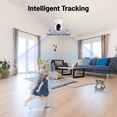thumbnail image 4 of Galayou 2K Indoor Security Camera for Home with Wireless WiFi, Monitor for Baby/Nanny/Pet/Dog, 360° Motion Detection, Two Way Audio, 4 of 10