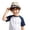 KH2, variant on ZHOGXU Kids Sun Hat Summer Trimmed Beach Hat Casual Jazz Style For Kids 3-8 Years Outdoor Play Wear