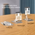 thumbnail image 5 of Kripyery Tablet Holder Foldable Height Adjustable Non-slip Aluminum Alloy Heavy Duty Desktop Mobile Phone Stand Tablet Accessories, 5 of 8
