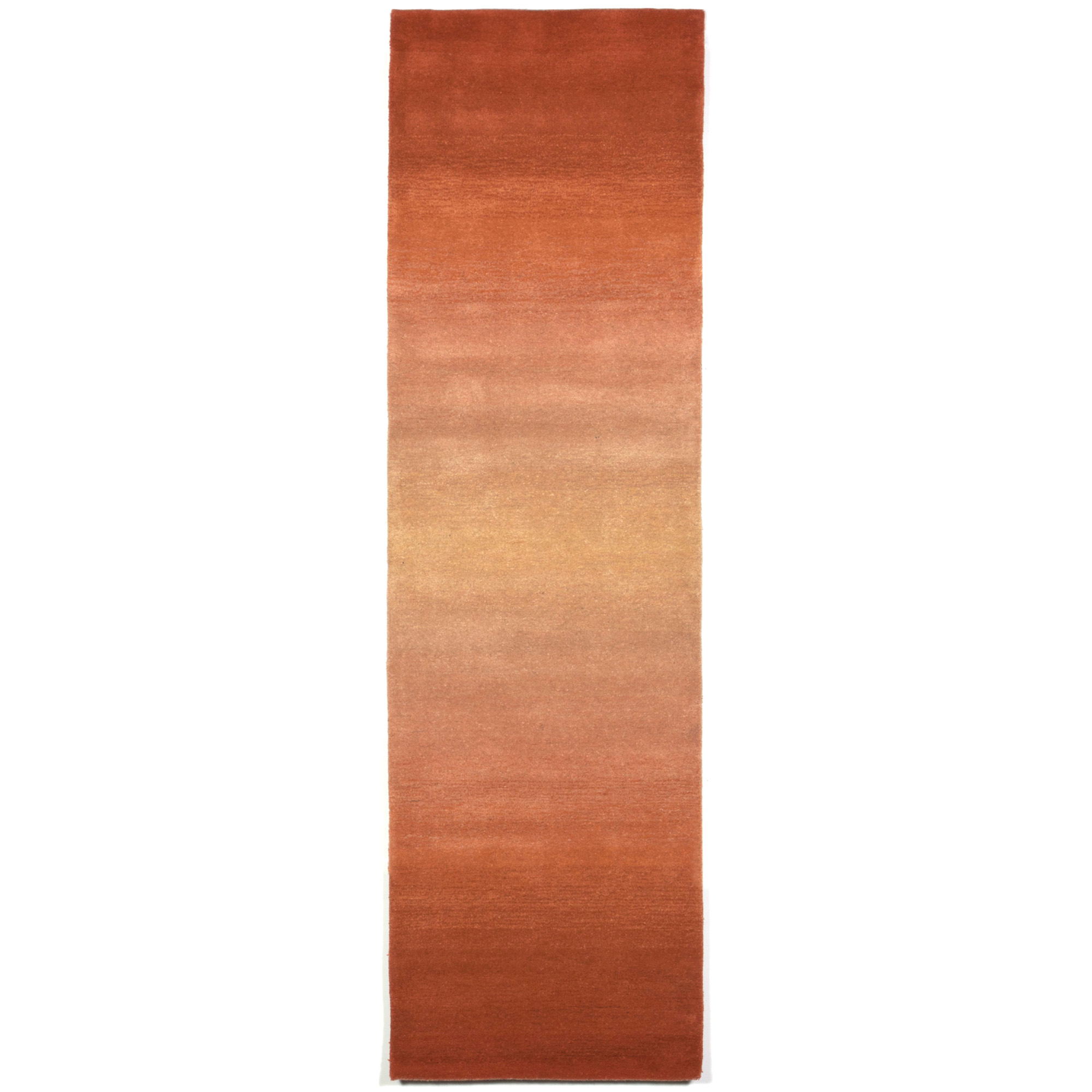 Liora Manne Ombre Horizon Indoor Rug Orange 27"X8'