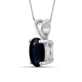 thumbnail image 2 of JewelersClub 2.00 Carat T.G.W. Sapphire Sterling Silver Pendant, 18", 2 of 4