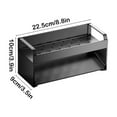 thumbnail image 3 of over Sink Kitchen Organizer, Countertop Storage Rack, Rustproof Steel, Easy Clean, for Utensils and Sponges, for Home and Restaurant Use, Gray, by FAJHHA, 3 of 7
