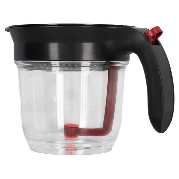 Fat Separator, 1000ml Multifunction Quick Grease Separator Fat Separator With Bottom Release Durable ABS Portable Gravy Separator For Gravy Kitchen Fat Separator