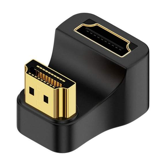 Chenyang HDMI Male Type-A to HDMI Female Port Savers 360 Degree Up Opposite U Shape Back Angled Extension Adapter Converter