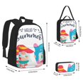 thumbnail image 2 of Fotbe Gnomes Summer Set Escolar 3 en 1 para Niños - Mochila Duradera con Lonchera Aislante y Estuche para Lápices - Mochila Escolar para Niños y Niñas, 2 of 7