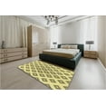 thumbnail image 5 of Ahgly Company Machine Washable Indoor Rectangle Transitional Sun Yellow Area Rugs, 7' x 10', 5 of 7