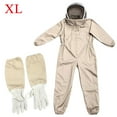 thumbnail image 3 of Wovilon Bee Suit Beekeeping Suit Outfit Professional Full Body Beekeeper Suit With Veil Hood For Men And Women Beekeeper And Beginners With Gloves, Beehive Brush, Scraper, 3 of 9