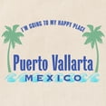 thumbnail image 4 of CafePress - Puerto Vallarta Happy Place Tote Or Beach Bag - Unisex Canvas Tote Bag, Beige, 1-Piece, 4 of 9