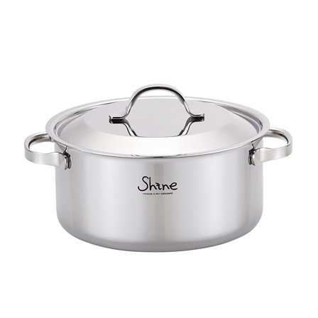 SHINE 3PLY Stainless steel 9.4" Saucepot