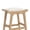 Oat white, variant on Carolayne Backless Bar Stools Set of 3, Wooden Legs and Breathable Fabric, Linen