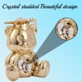 thumbnail image 6 of Matashi 24K Gold Plated Graduation Bear with Crystals Home Decorative Showpiece Gift for Christmas Birthday Mother's Day Anniversary New Year Living Room Bedroom Decor, 6 of 7