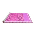 thumbnail image 2 of Ahgly Company Machine Washable Indoor Rectangle Southwestern Pink Country Area Rugs, 3' x 5', 2 of 4