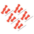 thumbnail image 2 of Protège-doigts pour Cordes d'Arc, Protège-Cordes d'Arc Anti-Casse avec Épingle pour Rouge, 2 of 8