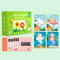 thumbnail image 1 of Magical Tracing Notebook Reusable Calligraphy Copybook Practice Drawing Book Toddler Learning Activities For Kids Children Toys, 1 of 8
