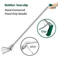 thumbnail image 5 of IC ICLOVER Snake Tongs and Hook Set, 47 Inch Professional Snake Catcher Extra Heavy Duty Reptile Grabber Tongs, 57 Inch Collapsible Snake Hook Stick, Wide Jaw Handling Tool - Stainless Steel, 5 of 11