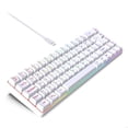 thumbnail image 4 of Teclado de membrana para juegos, teclado español de oficina con cable de 68 teclas, teclado para juegos retroiluminado RGB para ordenadores portátiles, 4 of 5