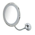 thumbnail image 4 of 8 Inch LED Makeup Mirror, 10X Magnify Suction Cup Cosmetic Mirror Suction Cup Makeup Mirror With LED White Light  For Make Up, 4 of 8