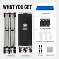 thumbnail image 5 of CROWN SHADES 10x20 Pop Up Canopy Tent Commercial Heavy Duty Tent Outdoor Canopies for Events Parties Weddings Blue, 5 of 8